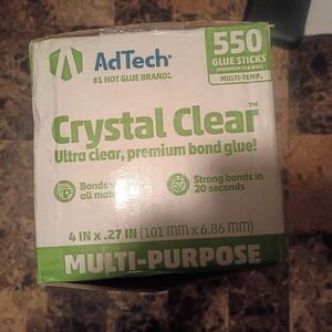 Crystal Clear Glue Sticks - White